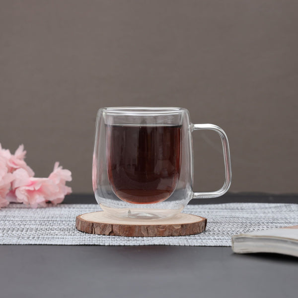 Oval Shape Double Walled Mug