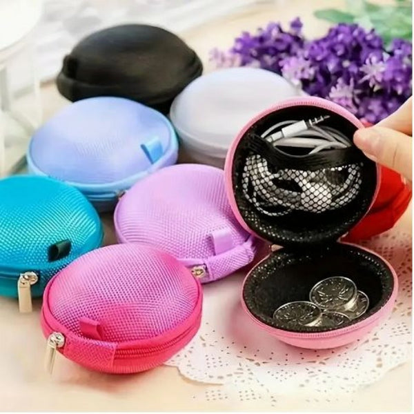 1 Pc Portable Mini Zipper Storage Case