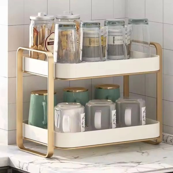 2 Tier Luxury Drain Storage Rack