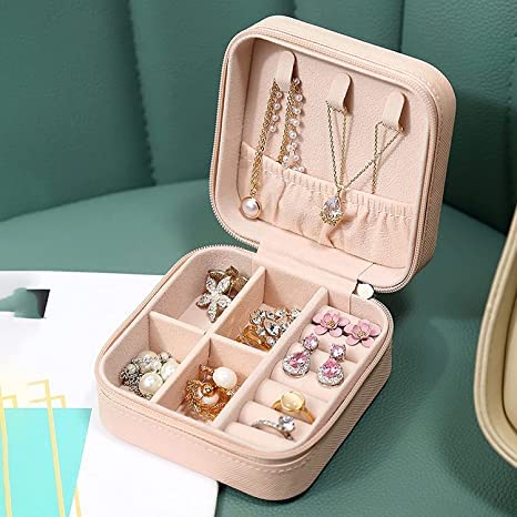 SmartCart™ Mini Leather Jewelry Box