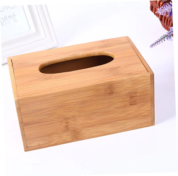 Bamboo Wooden Tissue Box