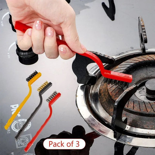 3 Pcs Wire Brush Set