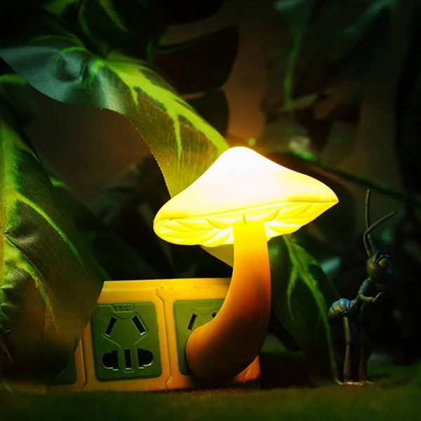 LED mushroom night light