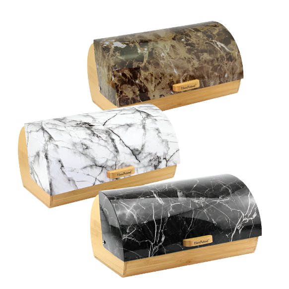 Marble Style Bread Bin