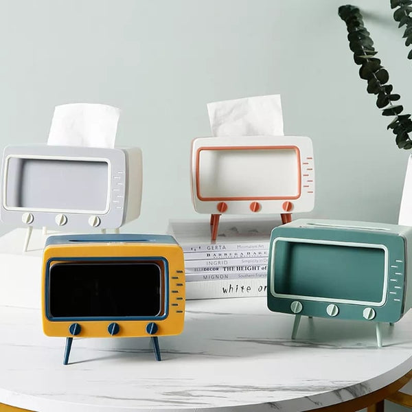 2 In 1 Tv Shape Tissue Box