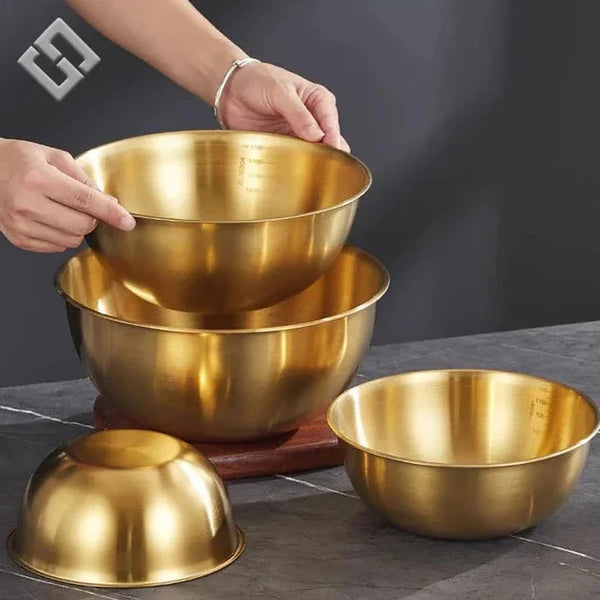 Luxury Gold Mixing Bowl