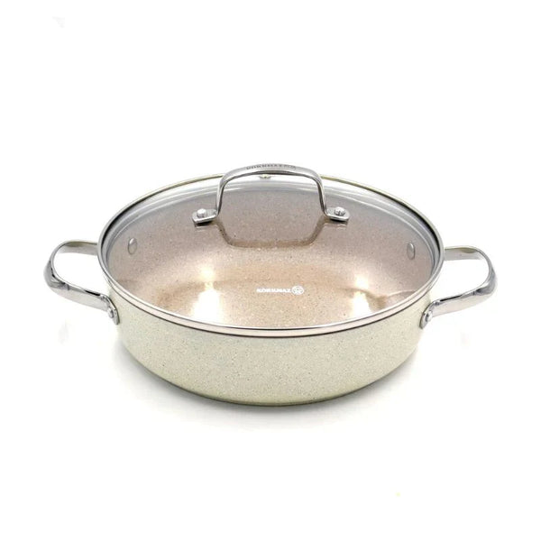 Korkmaz A-1264 Granita Aluminum Low Casserole 4.0 Ltr