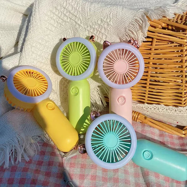 Portable Handheld Mini Light Fan