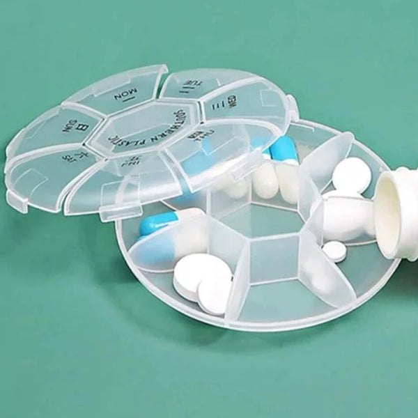 Transparent Pill Box (Round)