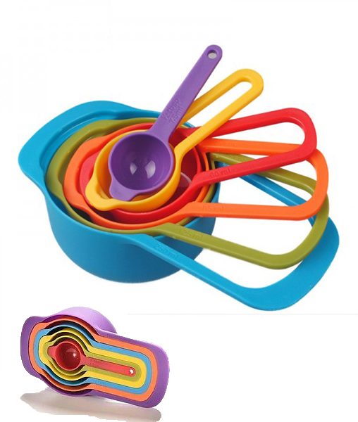 6 Pcs Multicolor Measuring Spoon Set