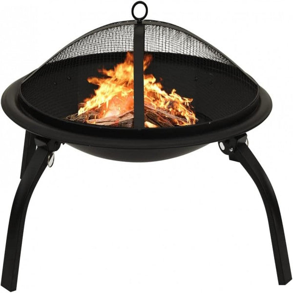 2 in 1 Fire Pit And BBQ With Poker