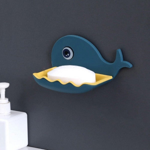 SmartCart™ Whale Shapes Soap Dish Wall Mounted